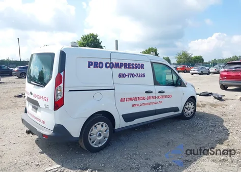 2014 Ford Transit Connect Xlt z USA, uszkodzony, nr VIN NM0LE7FX6E1156599